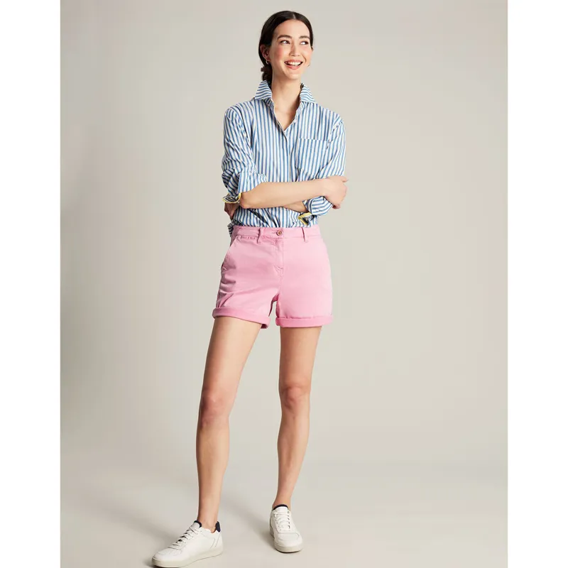 Joules Cruise Mid Length Chino Shorts - Pink-2