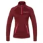 Kingsland KLoksana Ladies Long Sleeve 1/2 Zip Shirt - New KL Burgundy