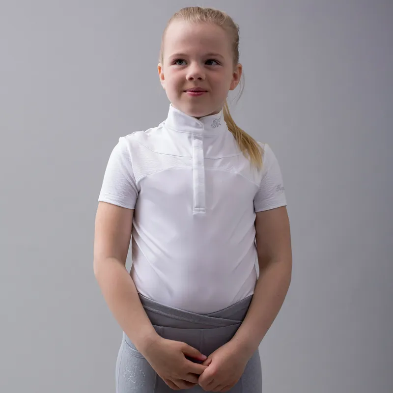 Kingsland KLotilie Girls Show Shirt - White-1