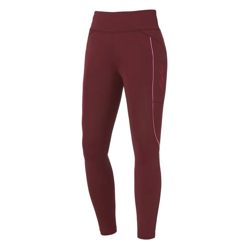 Kingsland KLkarina W F-Tec F-Grip Riding Tights - New KL Burgundy