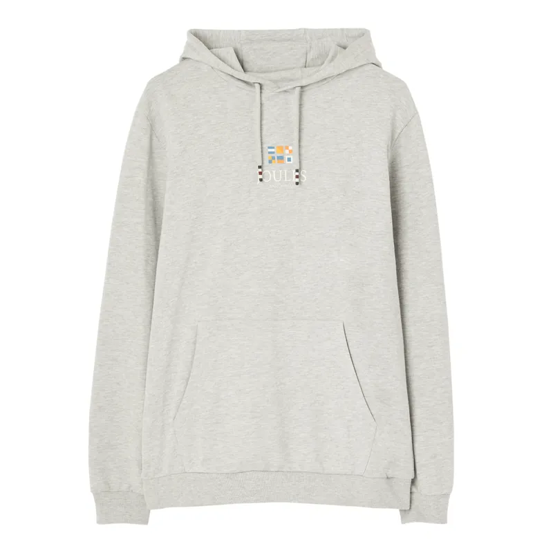 Joules Parkside Coastal Hooded Sweatshirt - Grey Marl