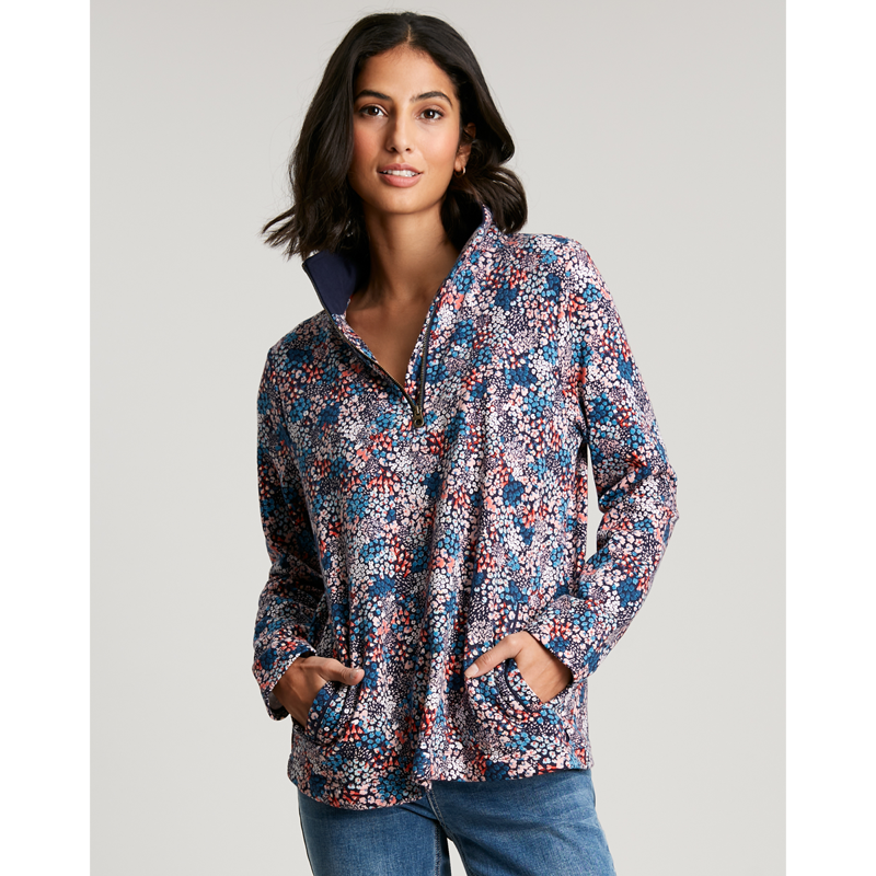 Joules Pip Print Sweatshirt - Navy Ditsy-1