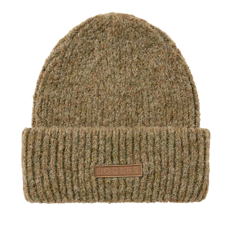 Joules Eloise Soft Oversized Beanie Hat - Brown