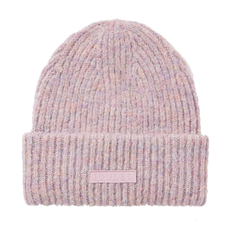 Joules Eloise Soft Oversized Beanie Hat - Soft Purple
