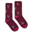 Joules Excellent Everyday Socks - Burgundy Pheasant