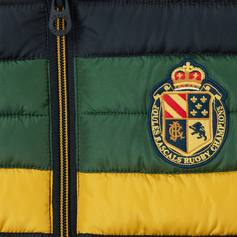 Joules Crofton Boy's Showerproof Padded Gilet - Marine Navy-2