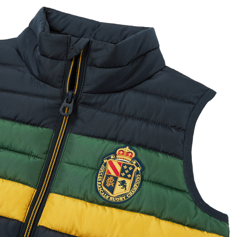 Joules Crofton Boy's Showerproof Padded Gilet - Marine Navy-3