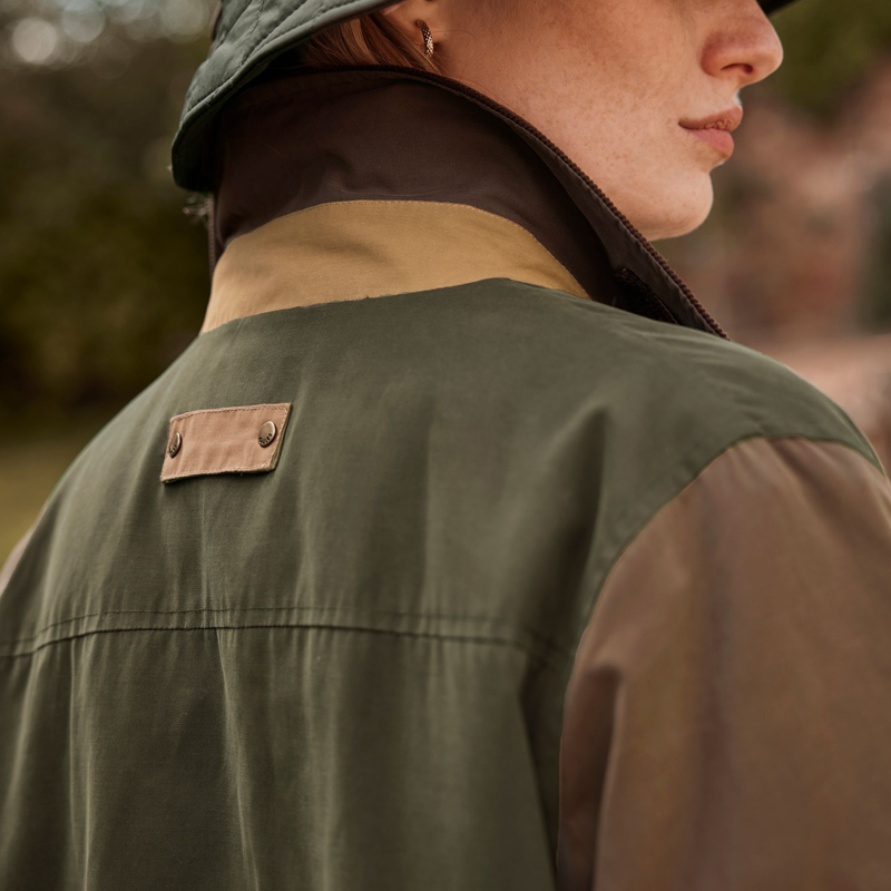 Joules Banbury Showerproof Quilted Wax Jacket - Multi Colour-6