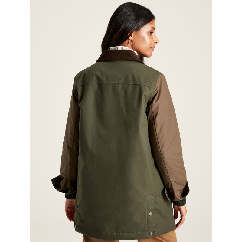 Joules Banbury Showerproof Quilted Wax Jacket - Multi Colour-2