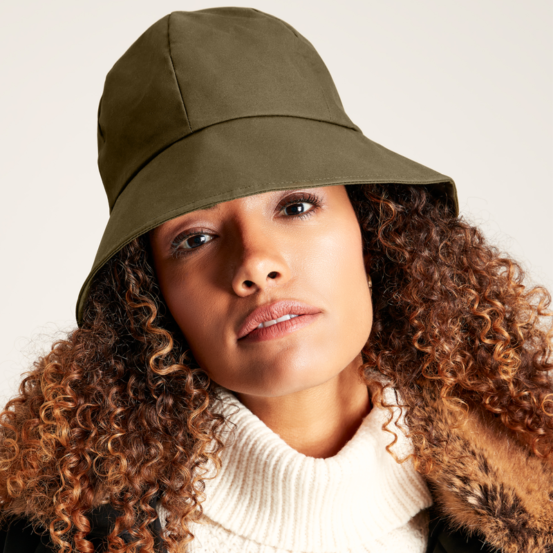 Joules Harriet Wax Bucket Hat - Heritage Green-4