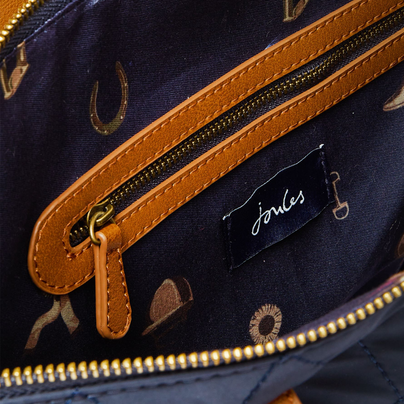 Joules Edie Quilted Travel Bag - Navy-3