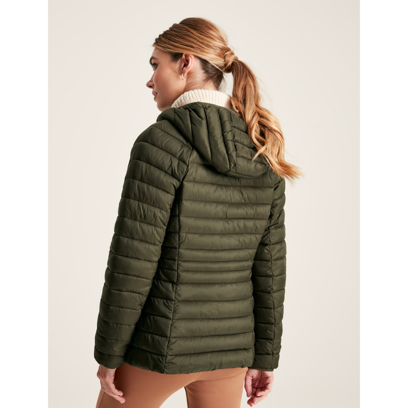 Joules Women's Bramley Packable Padded Jacket - Heritage Green-2