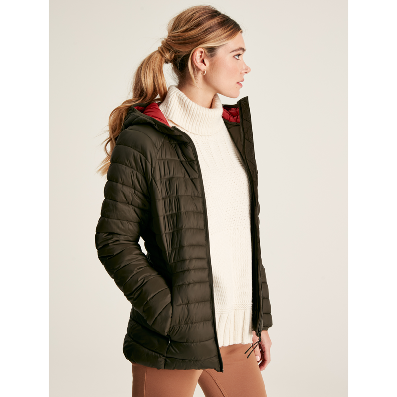 Joules Women's Bramley Packable Padded Jacket - Heritage Green-3
