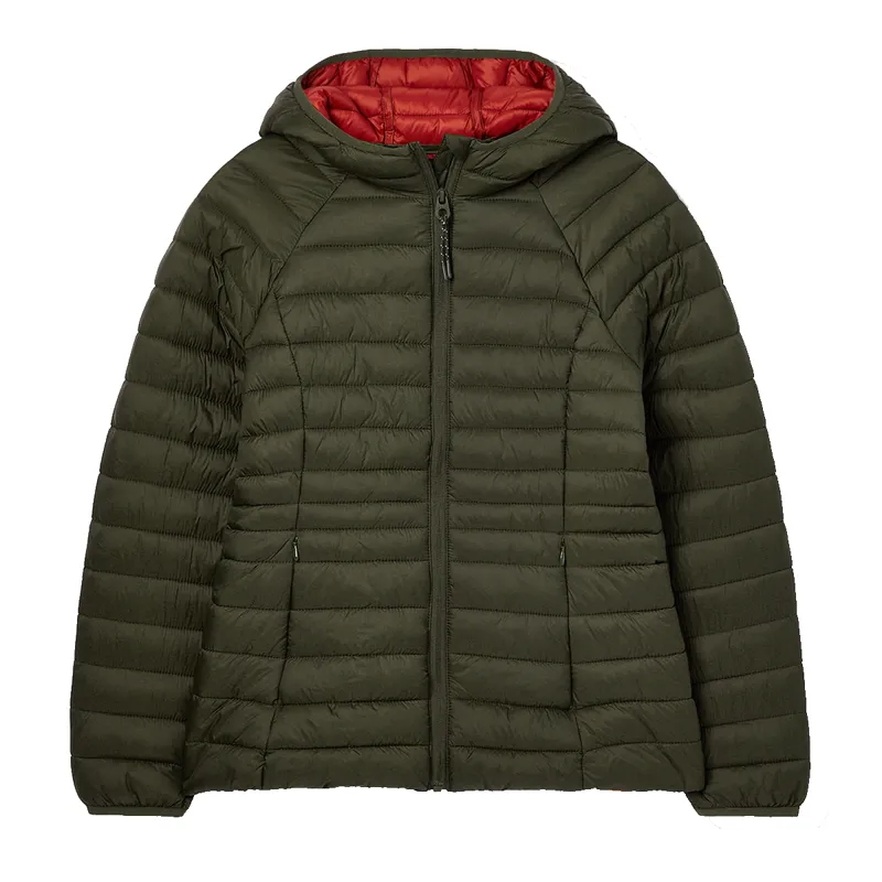 Joules Women's Bramley Packable Padded Jacket - Heritage Green