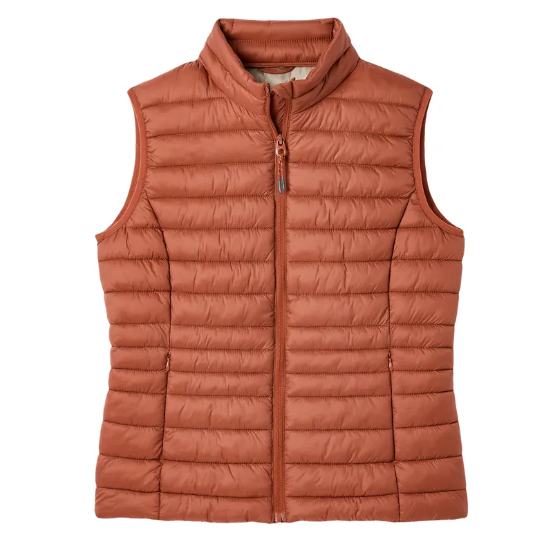Joules Women's Bramley Packable Gilet - Henna Red