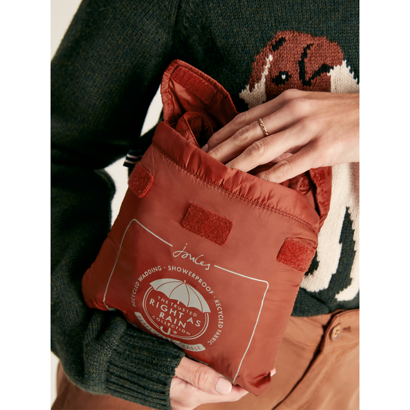 Joules Women's Bramley Packable Gilet - Henna Red-5