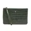Joules Eliza PU Croc Effect Pouch - Green