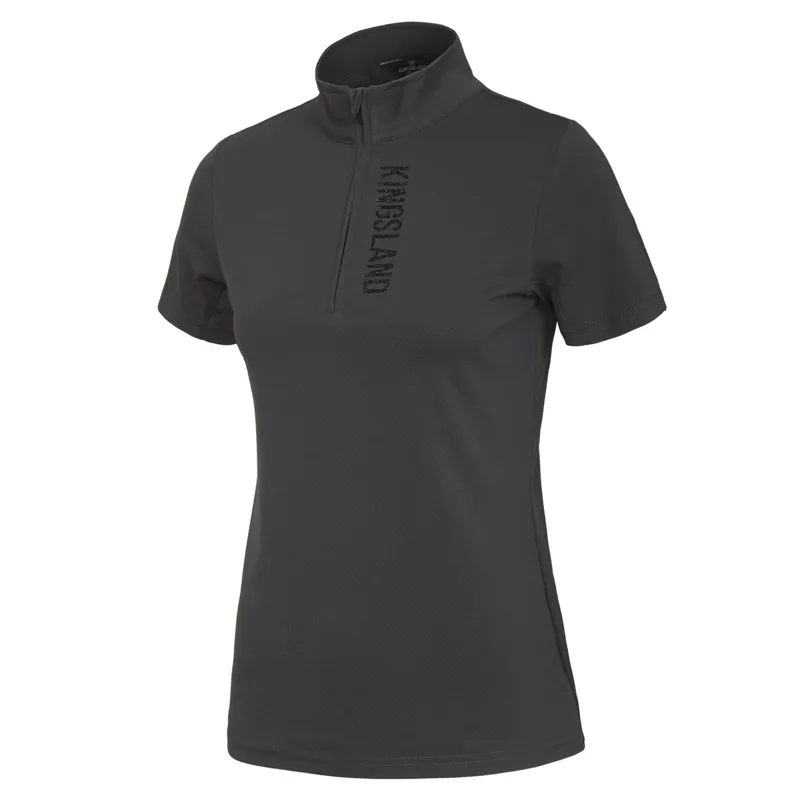Kingsland KLwilmary Ladies 1/2 Zip Training Shirt - Grey Asphalt