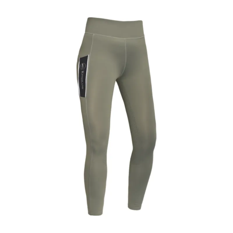 Kingsland KLkarina W F-Tec F-Grip Tights - Green Castor