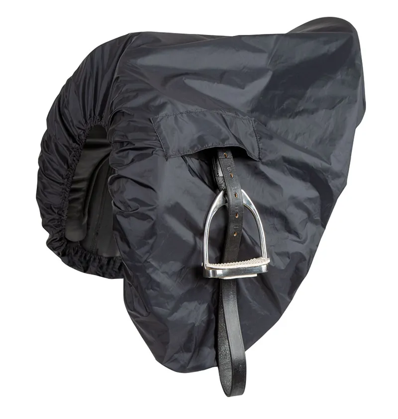 Shires One Size Waterproof Dressage Saddle Cover In Black