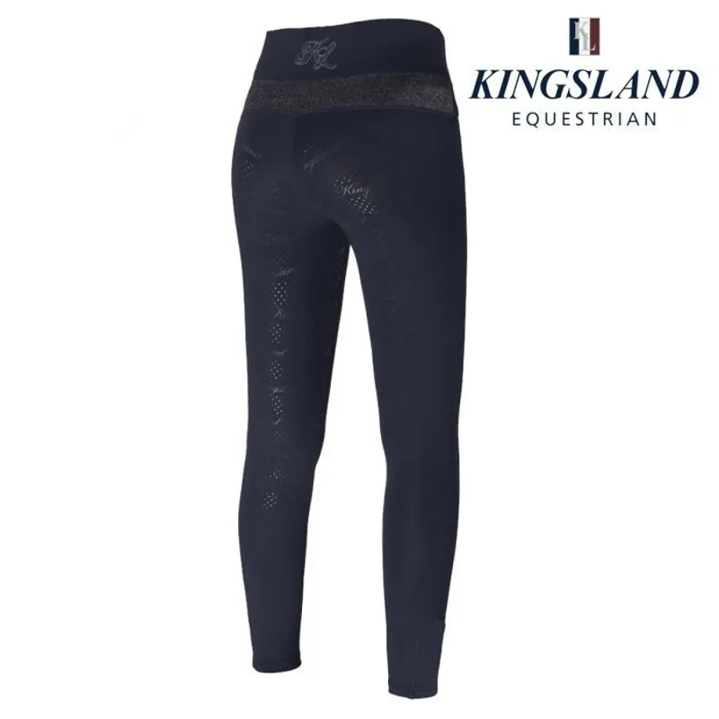 Kingsland KLkatinka Ladies Full Grip Riding Tights - Navy-1