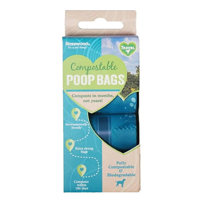Rosewood 4 Compostable Dog Poop Bag