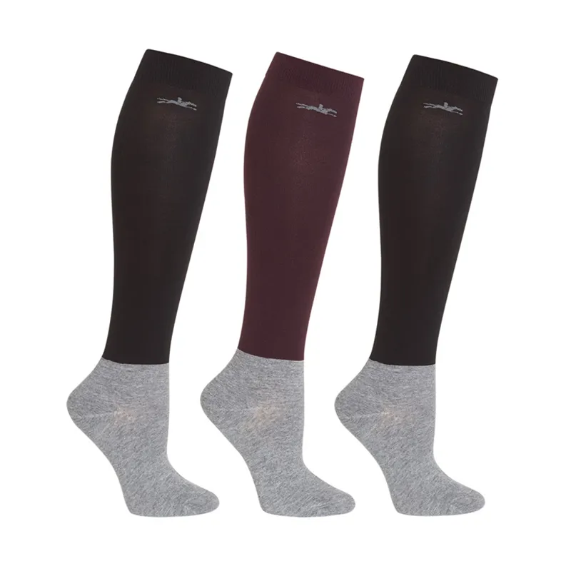 Schockemohle Trainings Socks Style - Black/Wine