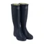 Le Chameau Womens Iris Jersey Lined Wellington Boots - Bleu Foncé