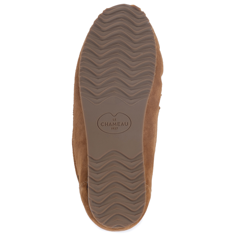 Le Chameau Men's Moccasin Maison Slipper - Tan-3