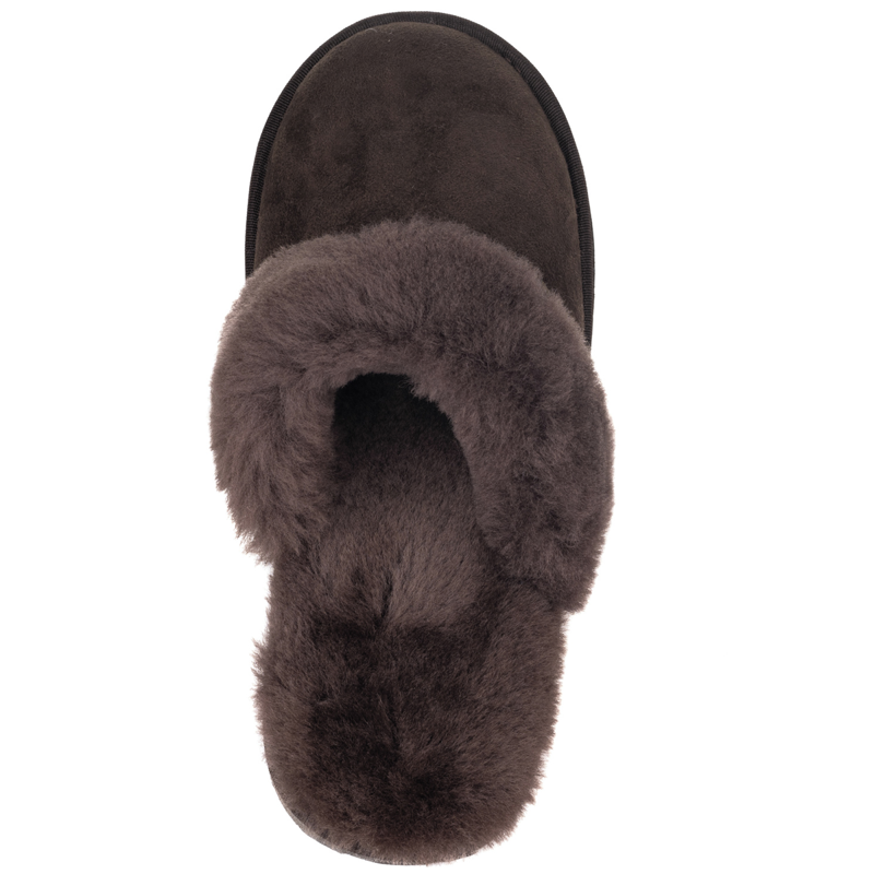 Le Chameau Women's Mule Maison Slippers - Marron Fonce -2