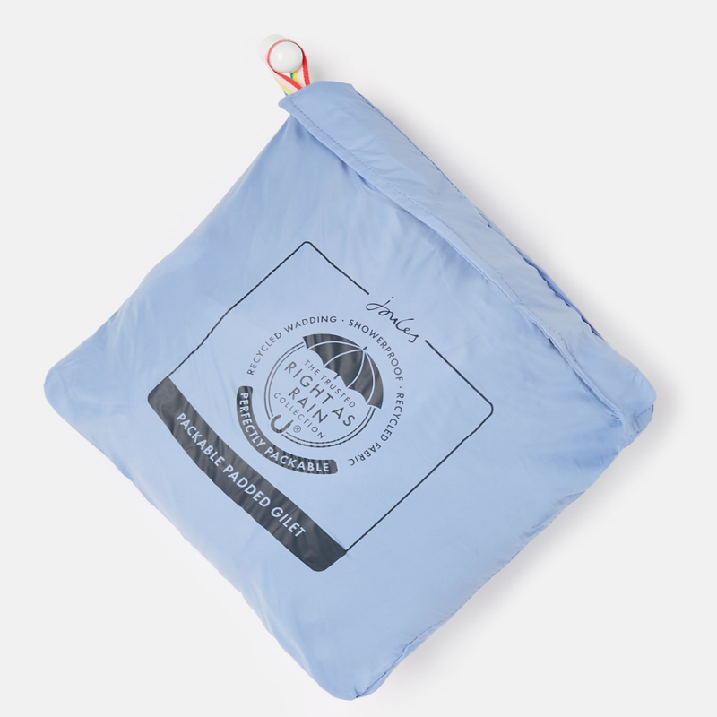 Joules Packable Croft Colour block Gilet - Haze Blue-2