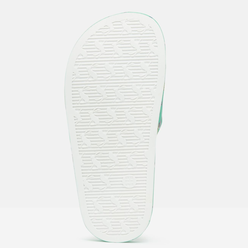 Joules Jnr Poolside Sliders - Green Sharks-2