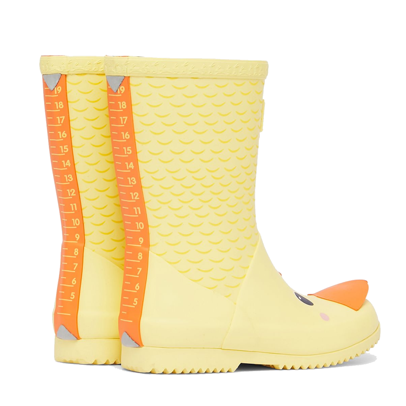 Joules Jnr Flexible Printed Wellies - Yellow Duck-2