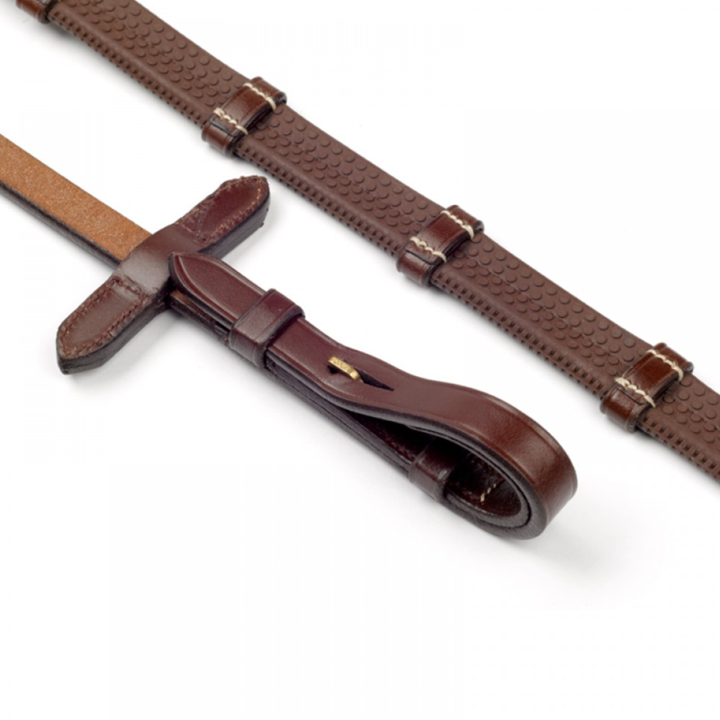 John Whitaker Valencia Performance Flash Bridle - Light Havana -2