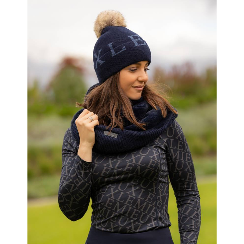 LeMieux Layla Snood - Navy-2