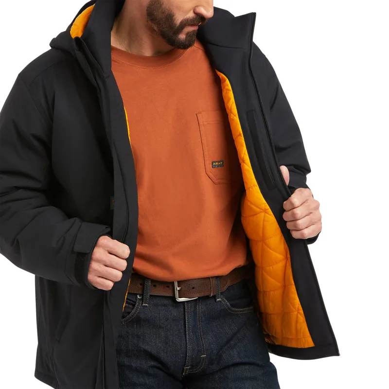 Ariat Men's Rebar Storm Fighter 2.0 Waterproof Jacket - Black-2