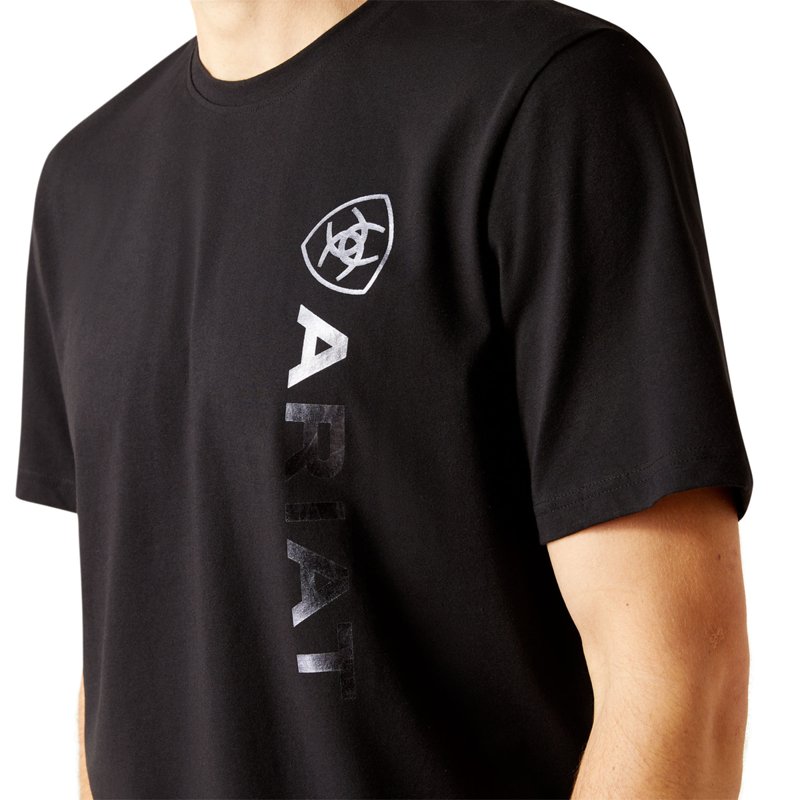 Ariat Men's Vertical Logo T-Shirt - Black-2
