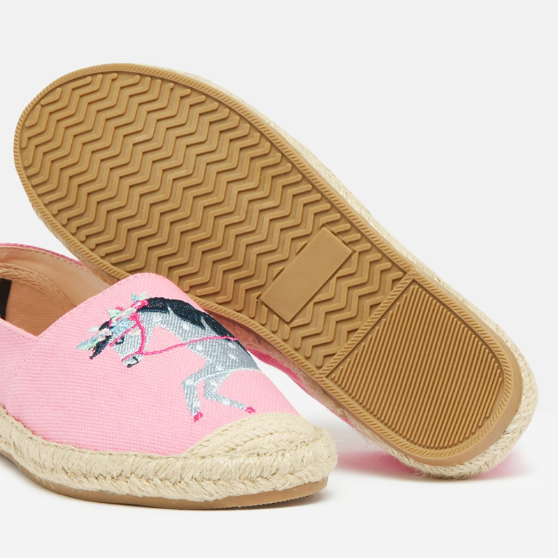Joules Junior Shelbury Espadrille - Blue Horse-2