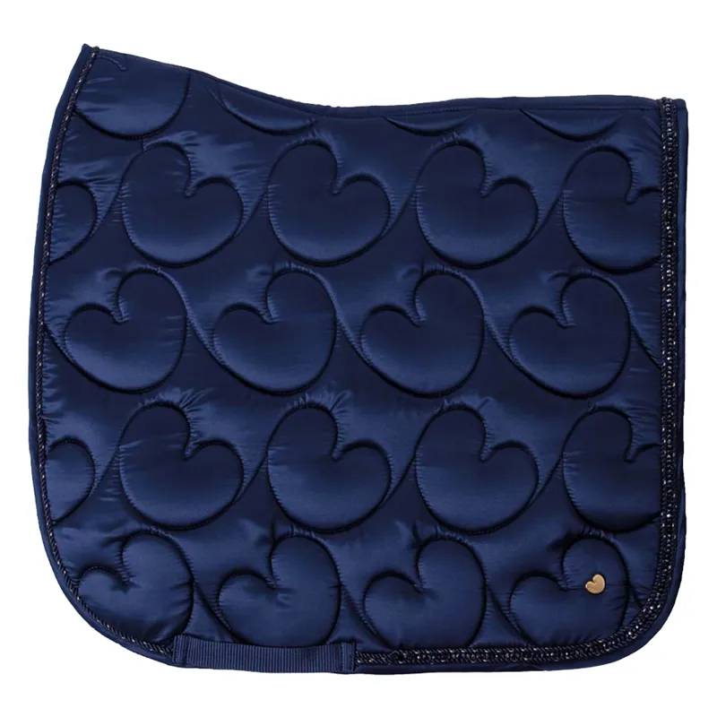 QHP Lily Dressage Saddlepad - Full - Navy