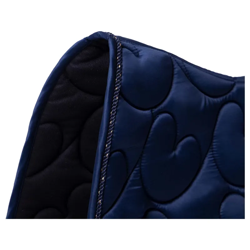 QHP Lily Dressage Saddlepad - Full - Navy-1