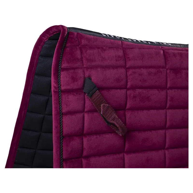 QHP Astana Crystal Saddlepad - Raspberry-3
