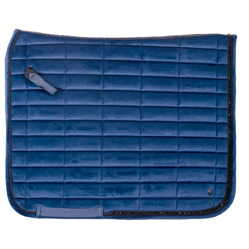 QHP Astana Crystal Saddlepad - Navy-1