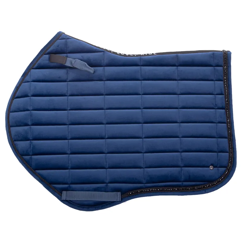 QHP Astana Crystal Saddlepad - Navy-2