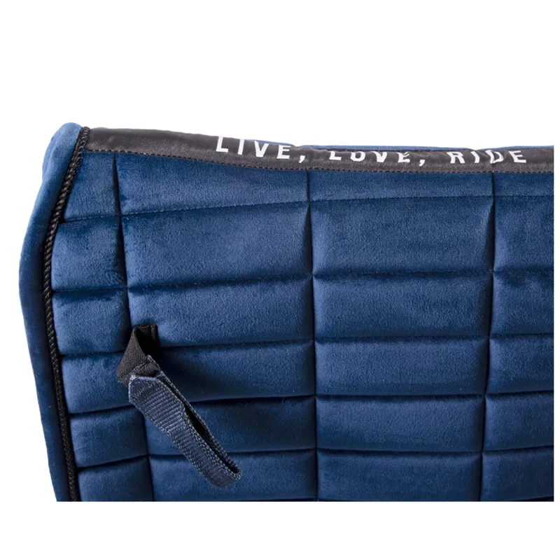 QHP Astana Crystal Saddlepad - Navy-4