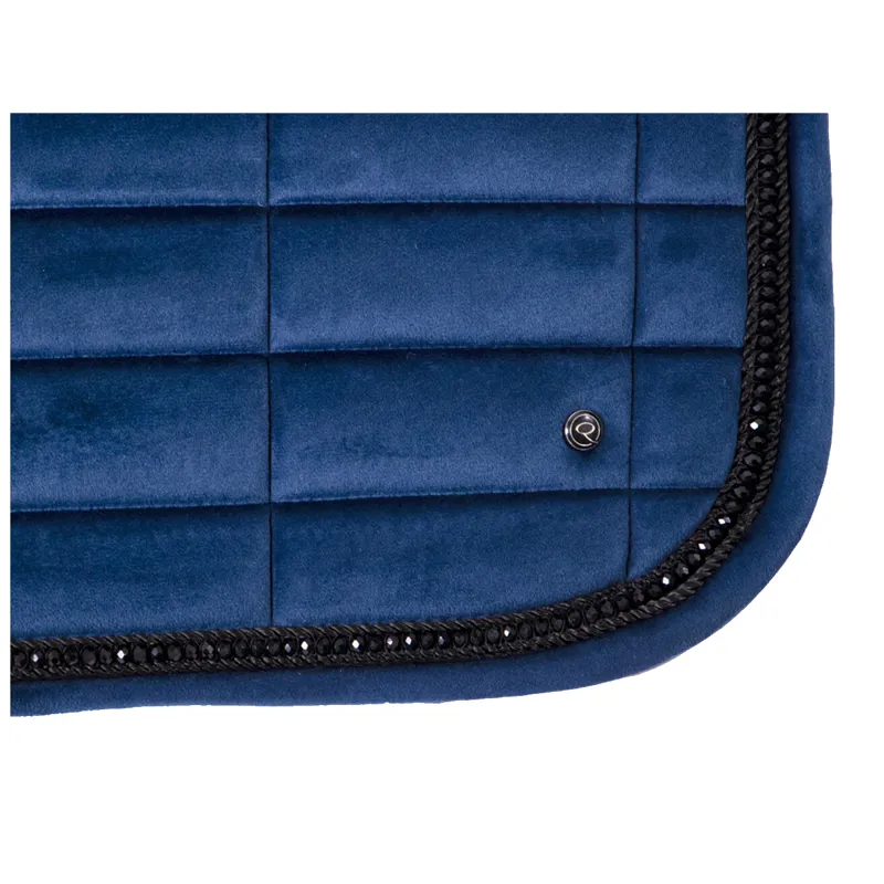 QHP Astana Crystal Saddlepad - Navy-5