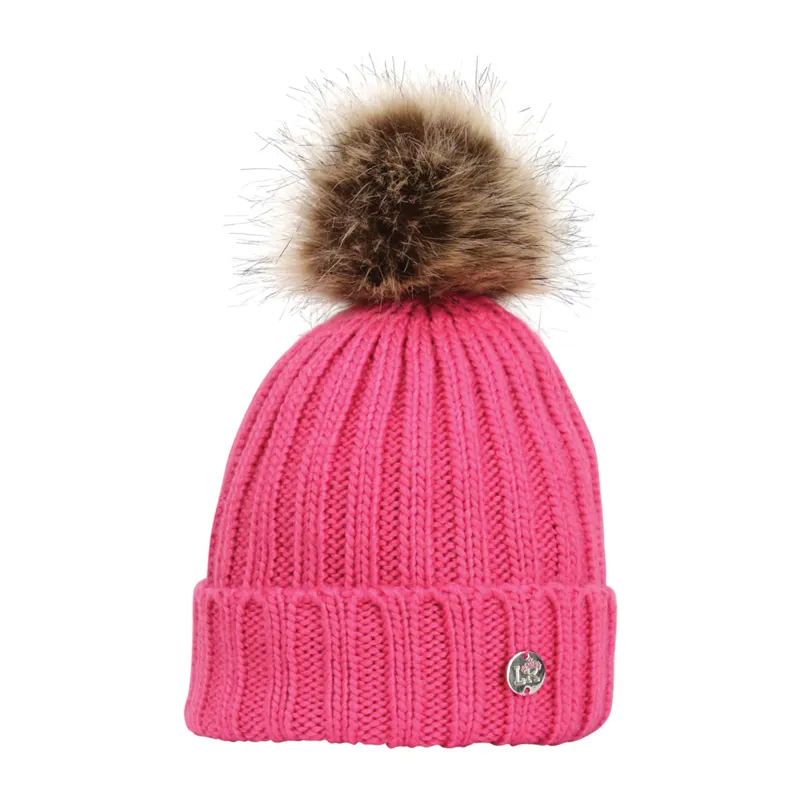 Little Rider Sheila Bobble Hat - Pink 