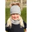 Hy Equestrian Morzine Children's Hat And Snood Set - Grey