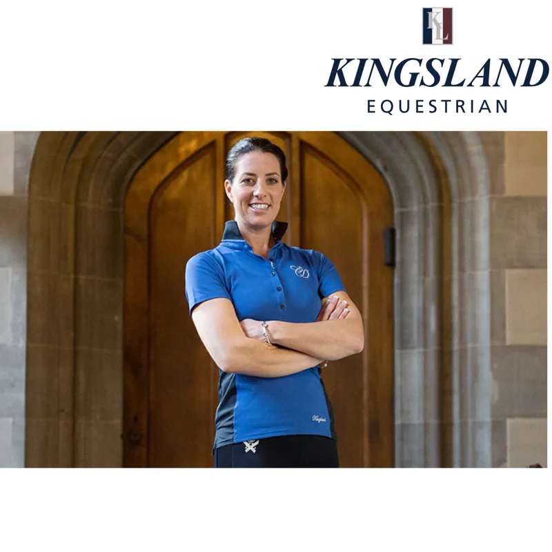 Kingsland Charlotte Dujardin Hopedale Shirt -  Cobalt Blue