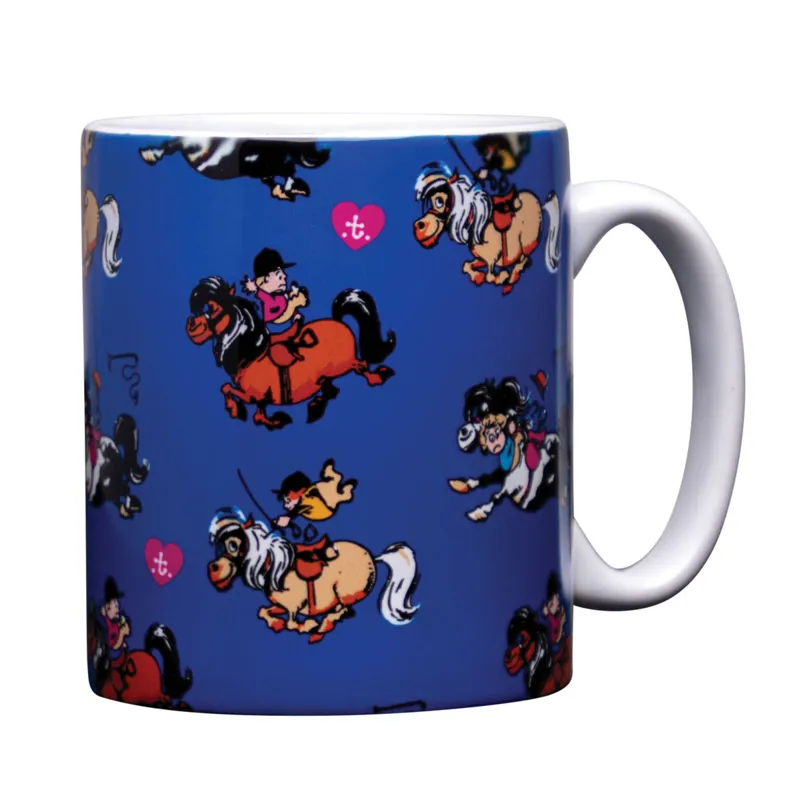 Hy Equestrian Thelwell Collection Race Mug - Cobalt Blue