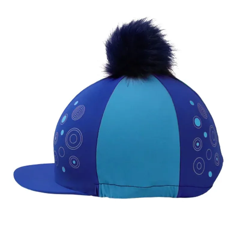 Hy Equestrian DynaMizs Ecliptic Hat Cover - Cobalt/Ocean
